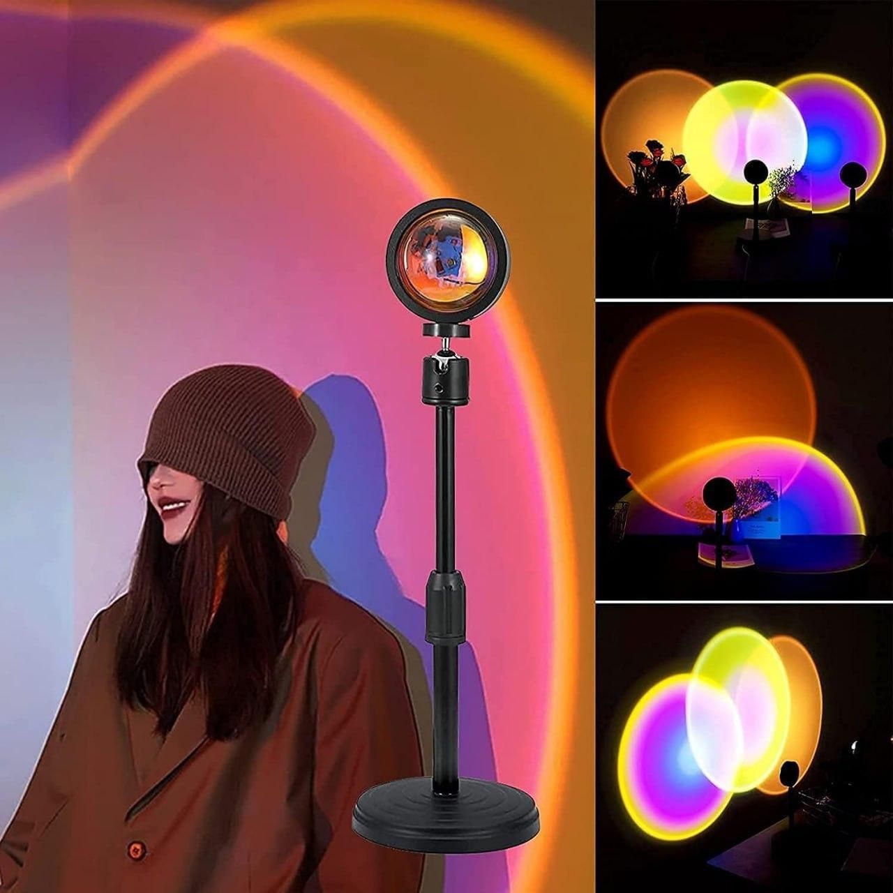 4 in 1 Color Changing Sunset Projection Lamp